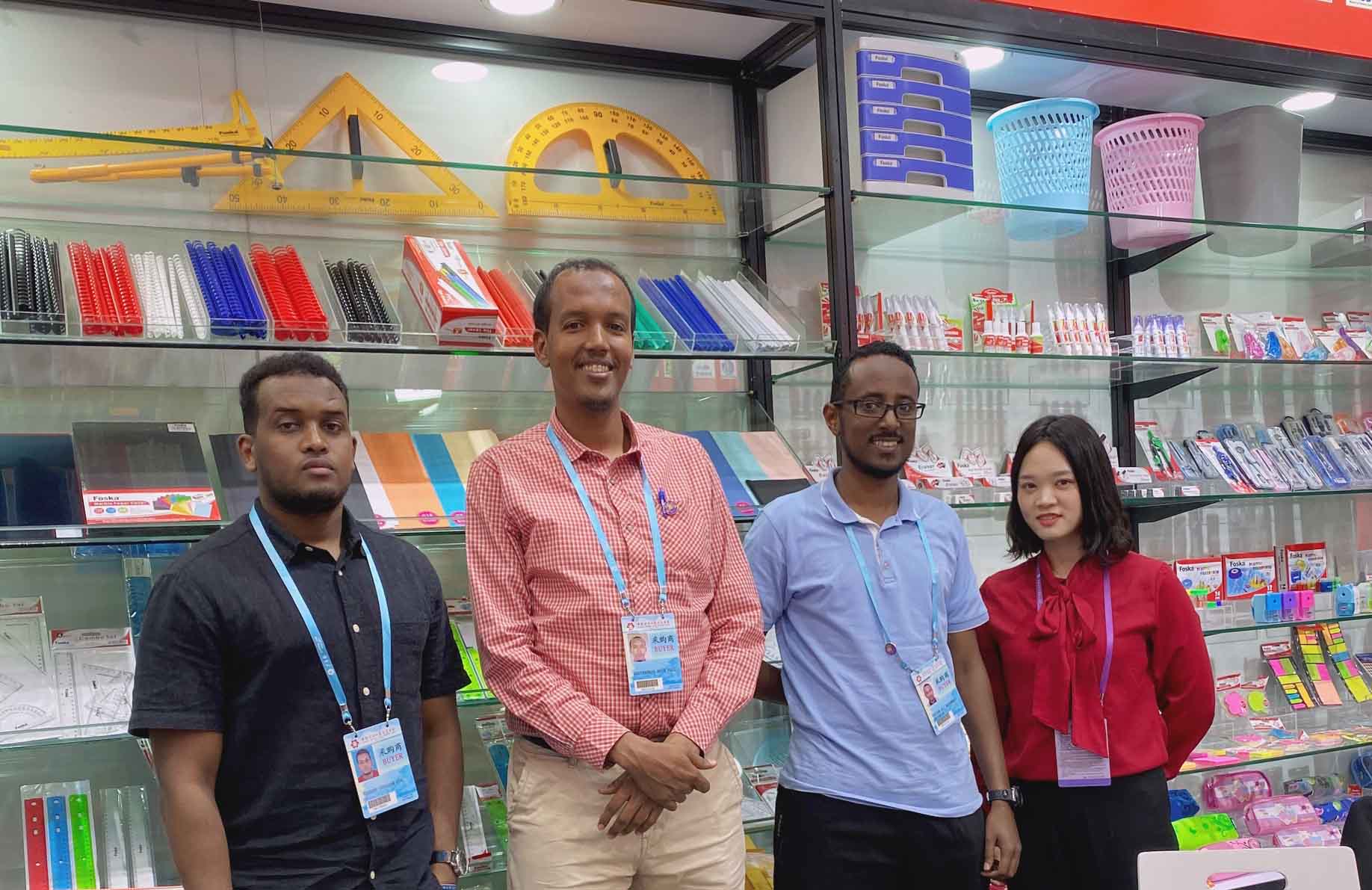 Foska stationery will be sold in Somalia